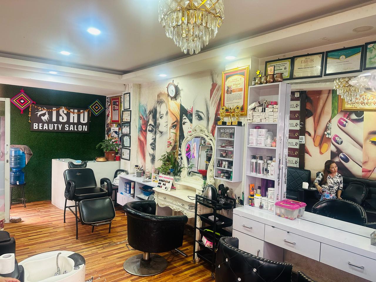 Beauty salon interior